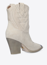 LOLA CRUZ cowboyboots ecru