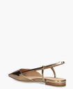 LOLA CRUZ muiltjes CARMEN FLAT goud/brons
