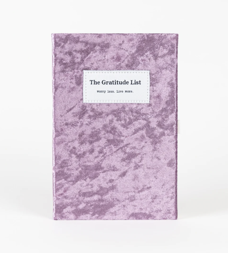 THE GRATITUDE LIST notebook amethyst