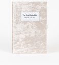 THE GRATITUDE LIST notebook champagne