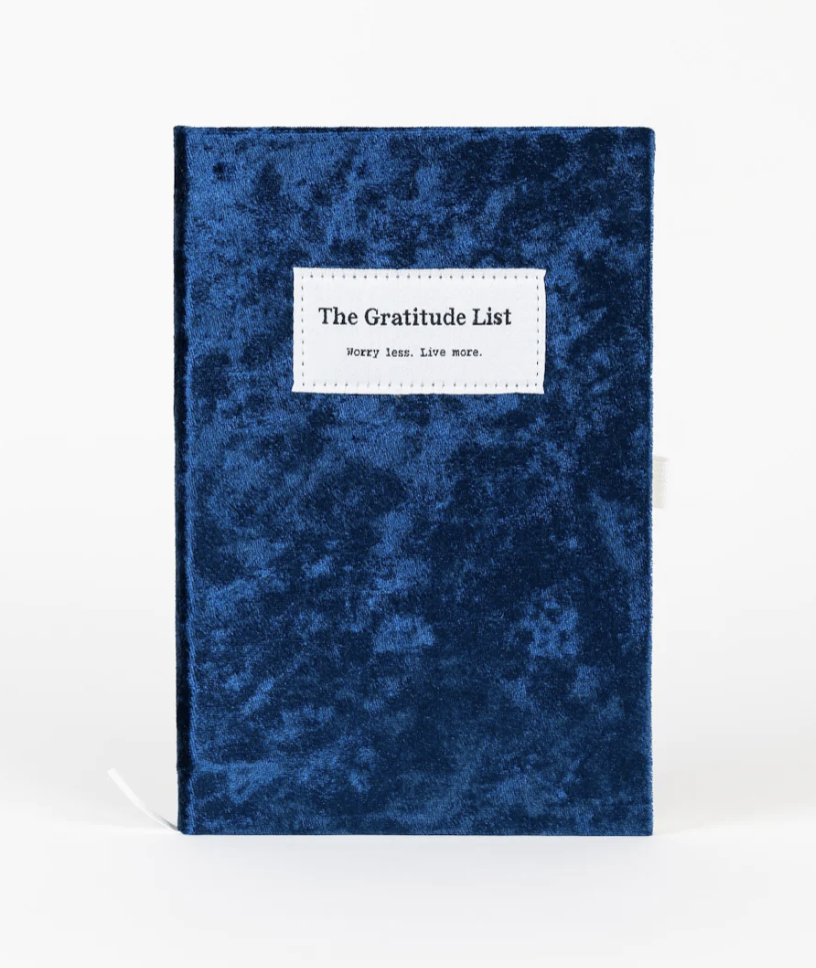 THE GRATITUDE LIST notebook saphire