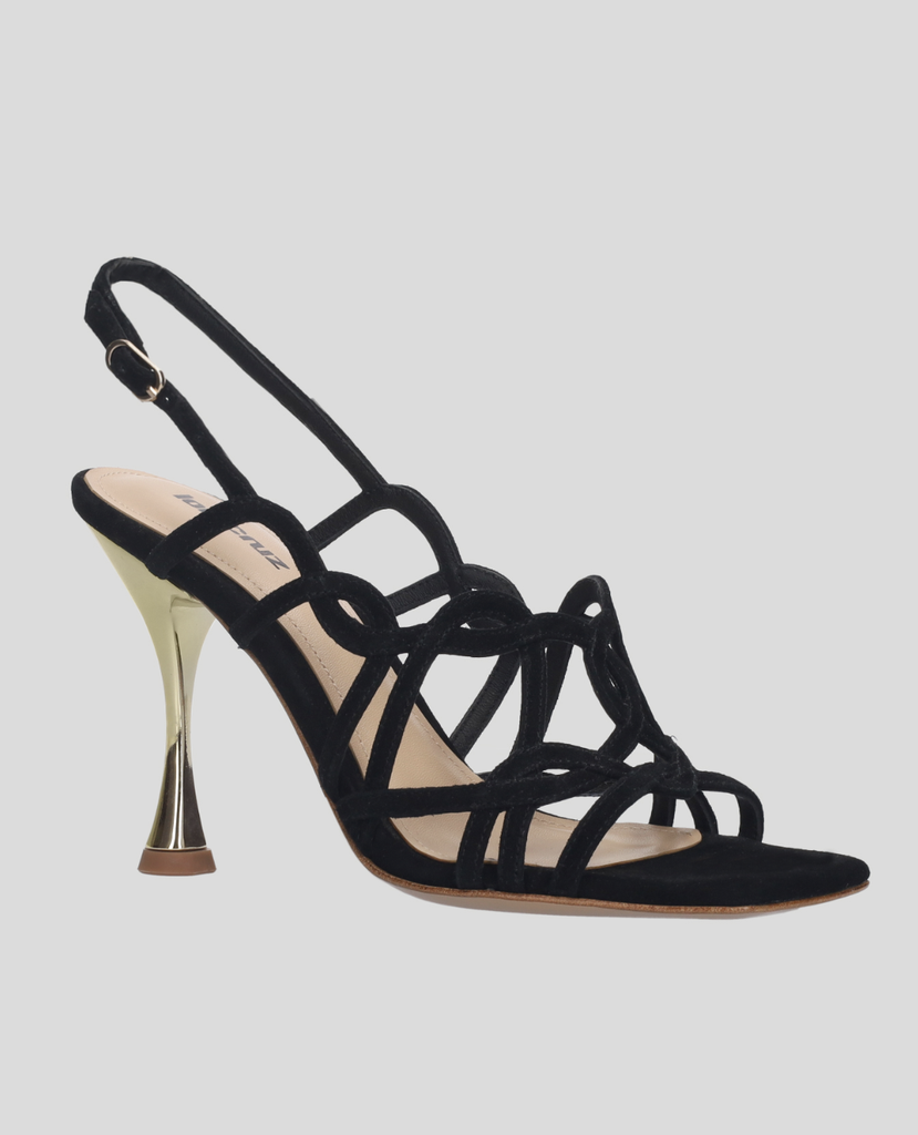 LOLA CRUZ sandalen GRETA zwart