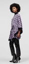 KARL LAGERFELD poncho ALL-OVER LOGO PONCHO