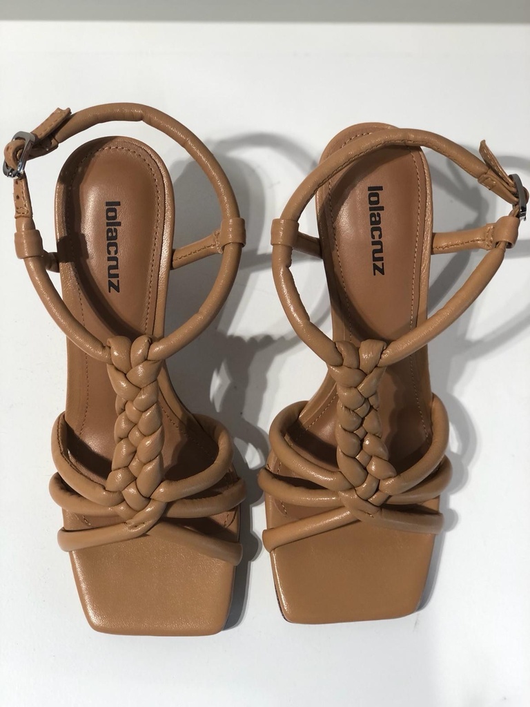 LOLA CRUZ sandalen LIA camel