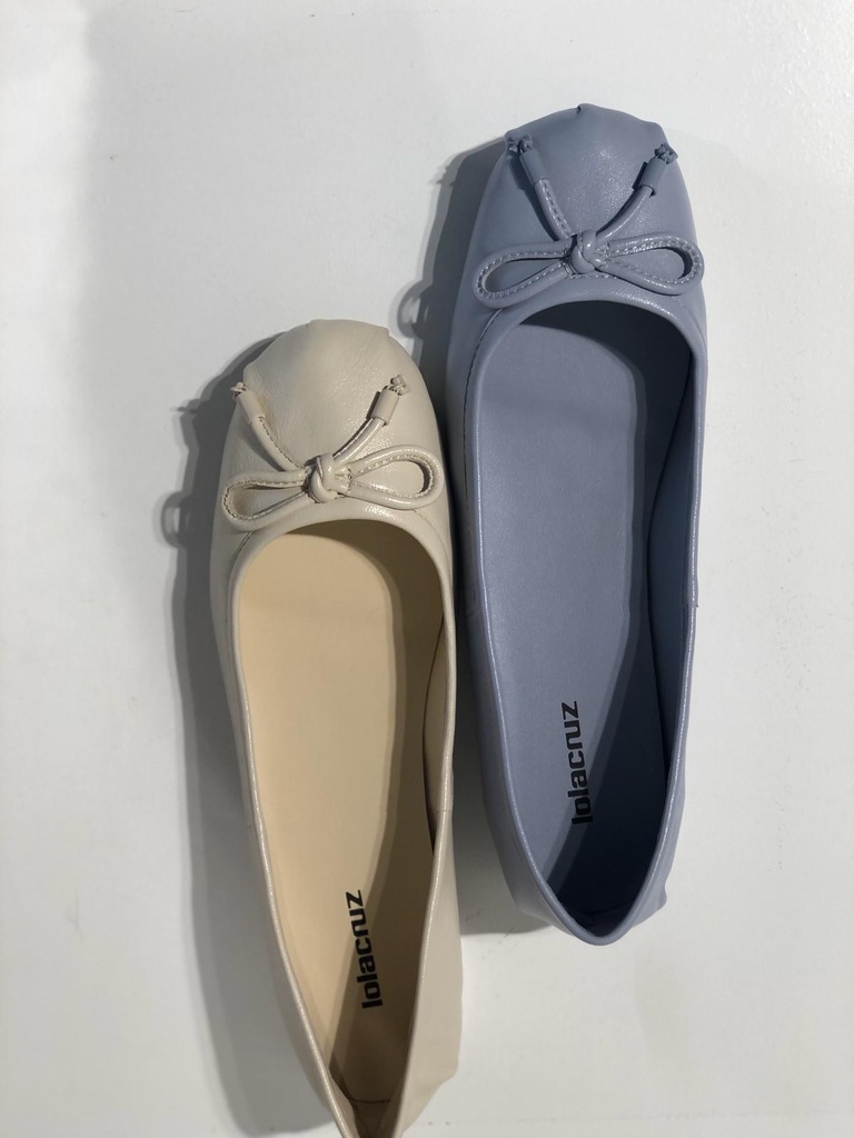 LOLA CRUZ ballerina's SACHA blauw