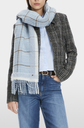 MARC CAIN sjaal blauw geruit