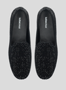 LOLA CRUZ loafers MARGARIDA zwart