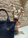 LA POMME handtas LOU medium donkerblauw