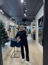 RAFFAELLO ROSSI broek CANDICE donkerblauw