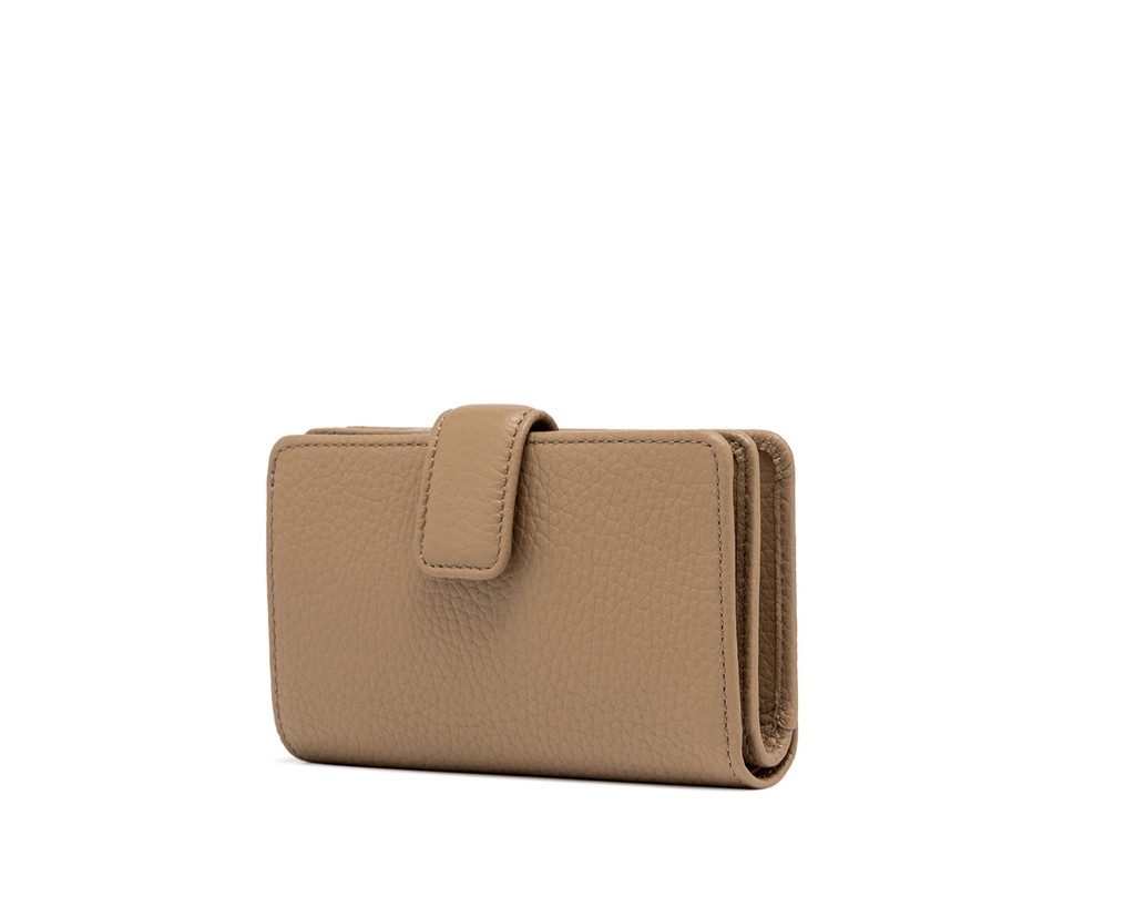 GIANNI CHIARINI portefeuille GRAIN klein camel