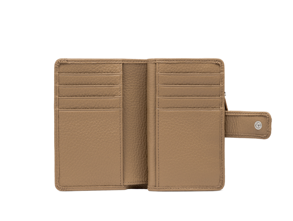 GIANNI CHIARINI portefeuille GRAIN klein camel
