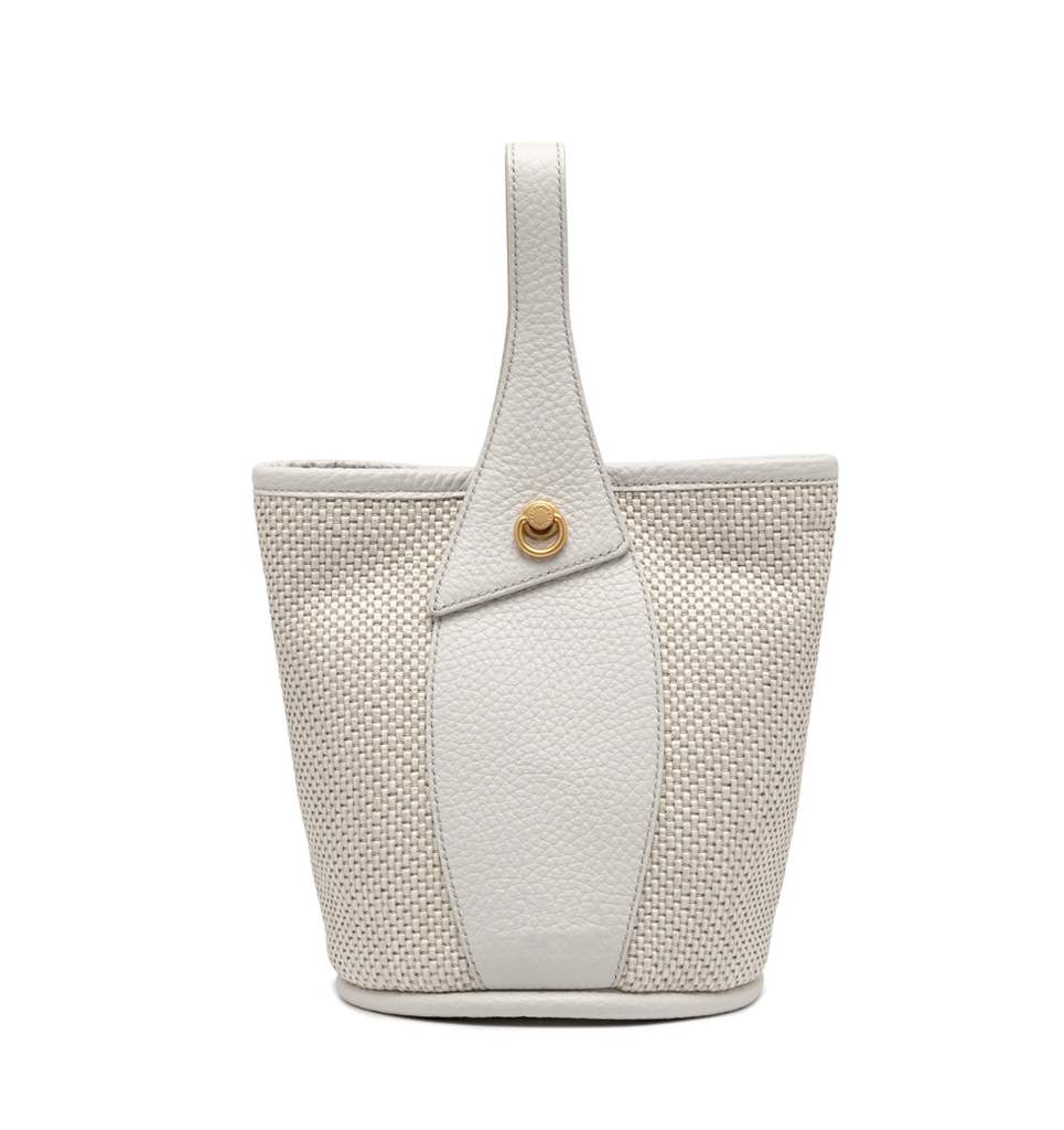 GIANNI CHIARINI handtas ESTER bucket ecru
