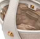 GIANNI CHIARINI handtas ESTER bucket ecru