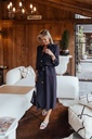 ACCESS kleed SHIRT-DRESS blauw
