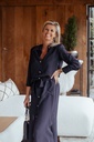 ACCESS kleed SHIRT-DRESS blauw