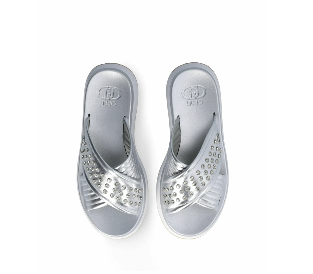 LIU JO slippers DREAMY metallic