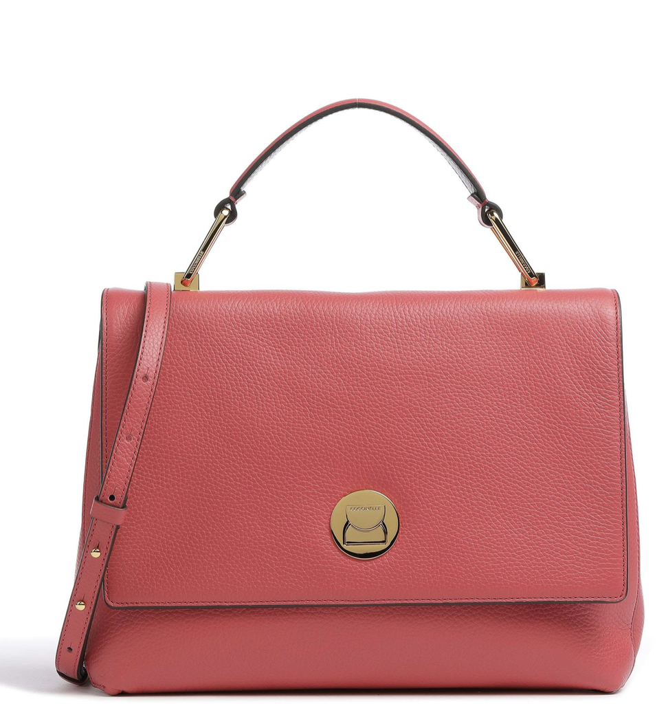 COCCINELLE handtas large cranberry