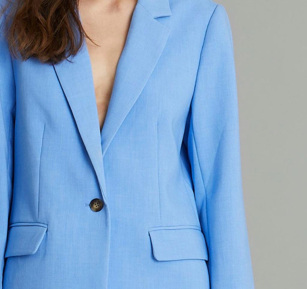 RUE DE FEMME blazer SAFIA blauw