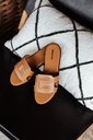 LOLA CRUZ muiltjes PLATINO camel