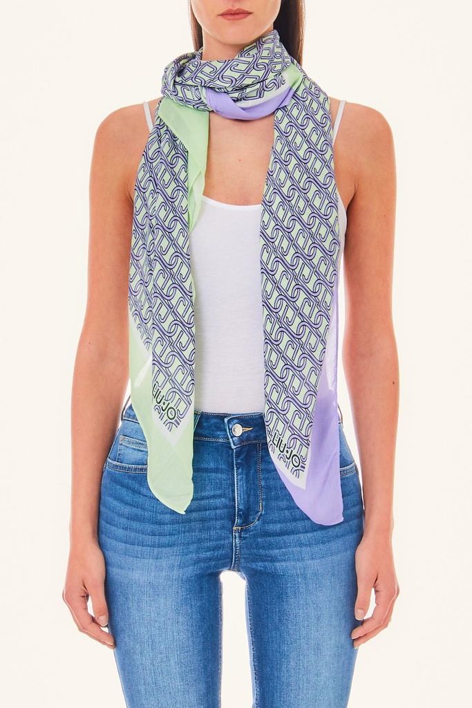 LIU JO sjaal PRINT monogram