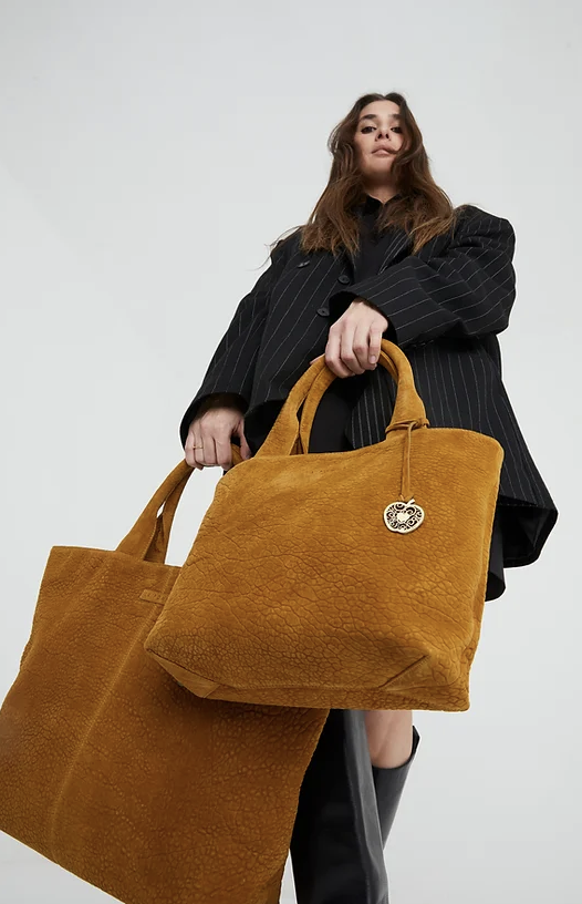 LA POMME handtas LOU mini camel NEW