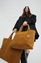 LA POMME handtas LOU mini camel NEW