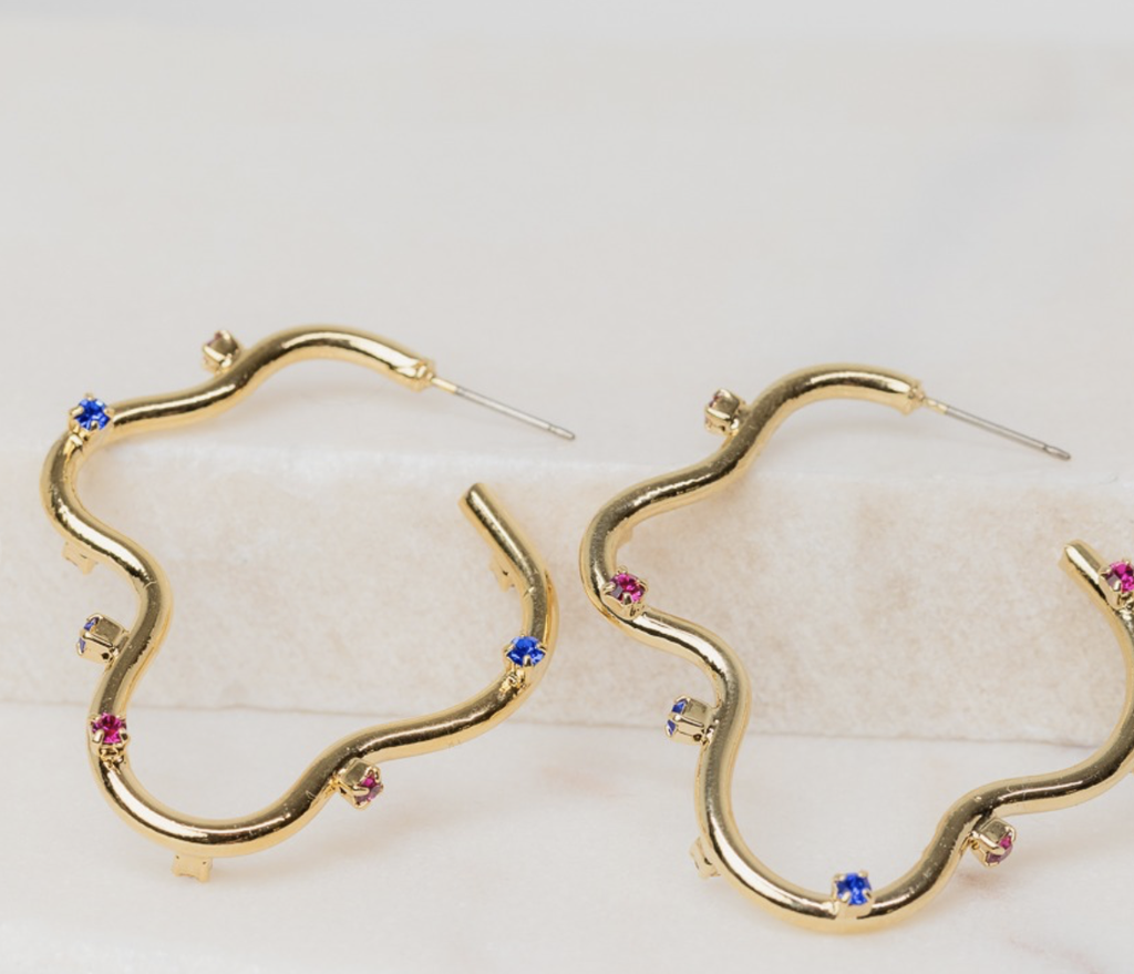 SP oorringen hoops multicolor
