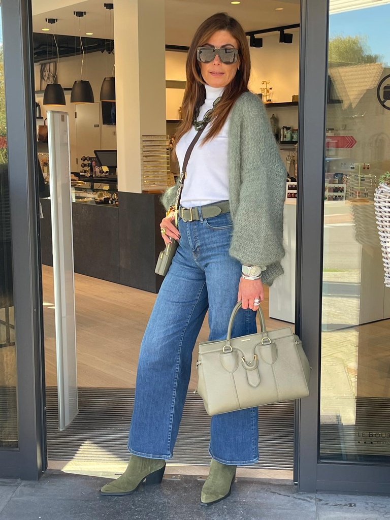 COCCINELLE handtas groot kaki