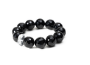 LAURENCE DELVALLEZ armband billie zwart clear