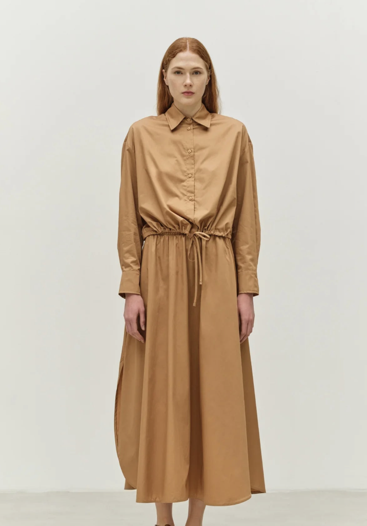 DEVOTION bloes POPLIN camel