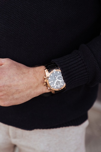 [MR33047-B1] VNDX uurwerk YOUNG REBEL rosé zwart