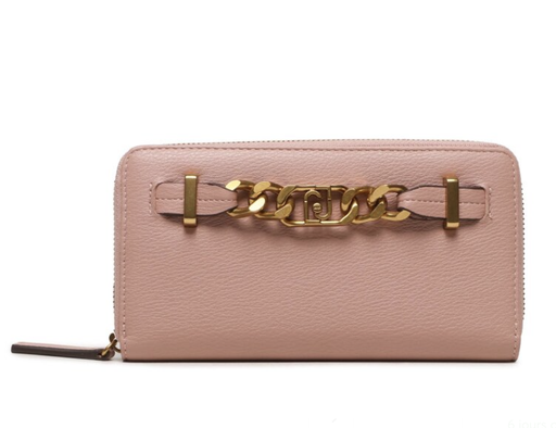 [AF3351 roze soft peach] LIU JO portefeuille AMANDUA roze