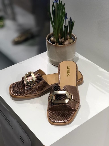 [CW3-ANTONIA/37 brons] CTWLK muiltjes ANTONIA make-up