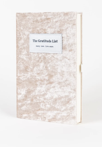 [champagne] THE GRATITUDE LIST notebook champagne