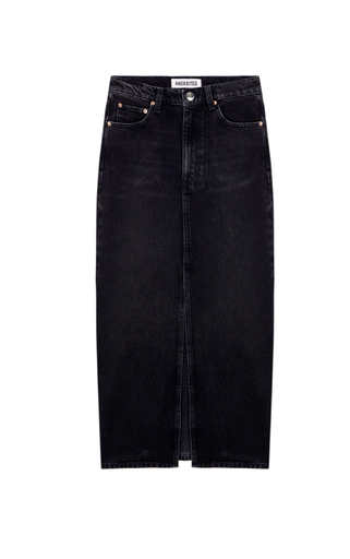 [DEVU021] ANDESITES rok DEJA VU jeans zwart