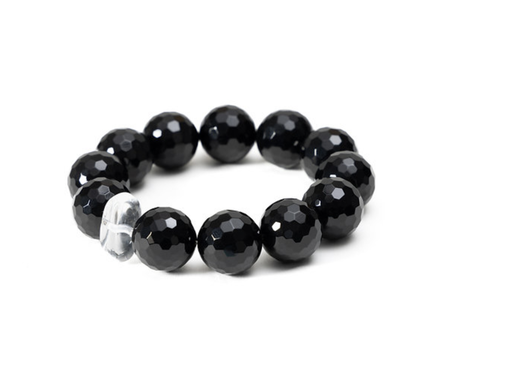 [billie zwart clear] LAURENCE DELVALLEZ armband billie zwart clear