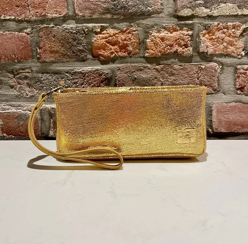 [LP007 gold] LA POMME handtas POOCHIE gold NEW