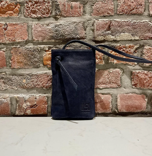 [foonie donkerblauw] LA POMME handtas FOONIE handtas donkerblauw NEW