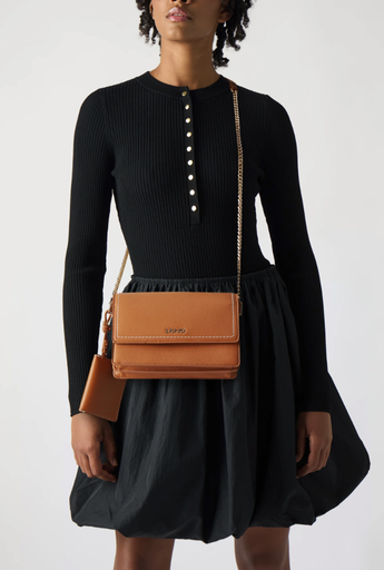 [AA5158 E0058] LIU JO handtas MANH crossbody bruin