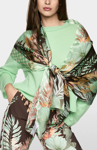 [YCB407Z37] MARC CAIN sjaal bloemenprint