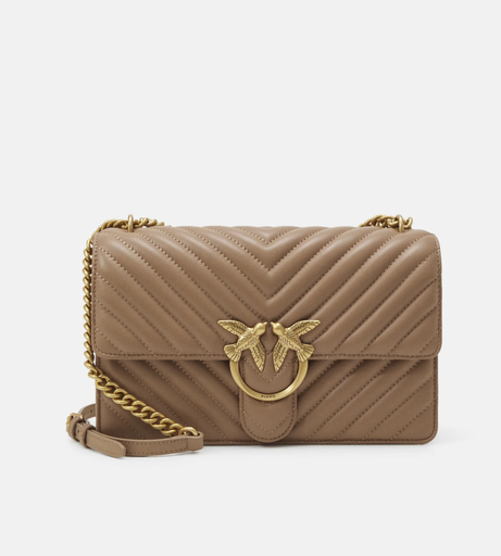 [100941 A0GK] PINKO handtas LOVE ONE nappa chevron