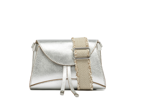 [BS 11410] GIANNI CHIARINI handtas MARGOT silver mini