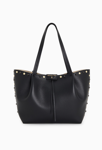 [CB8895/L001 zwart] PATRIZIA PEPE handtas studs zwart