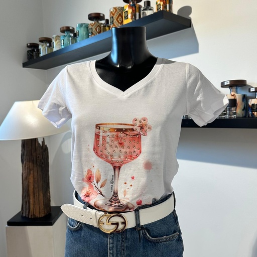 AMOUR&LUXE t-shirt LE RÊVE D'AZUR